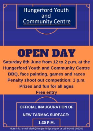 Open Day Poster 8th June 2019